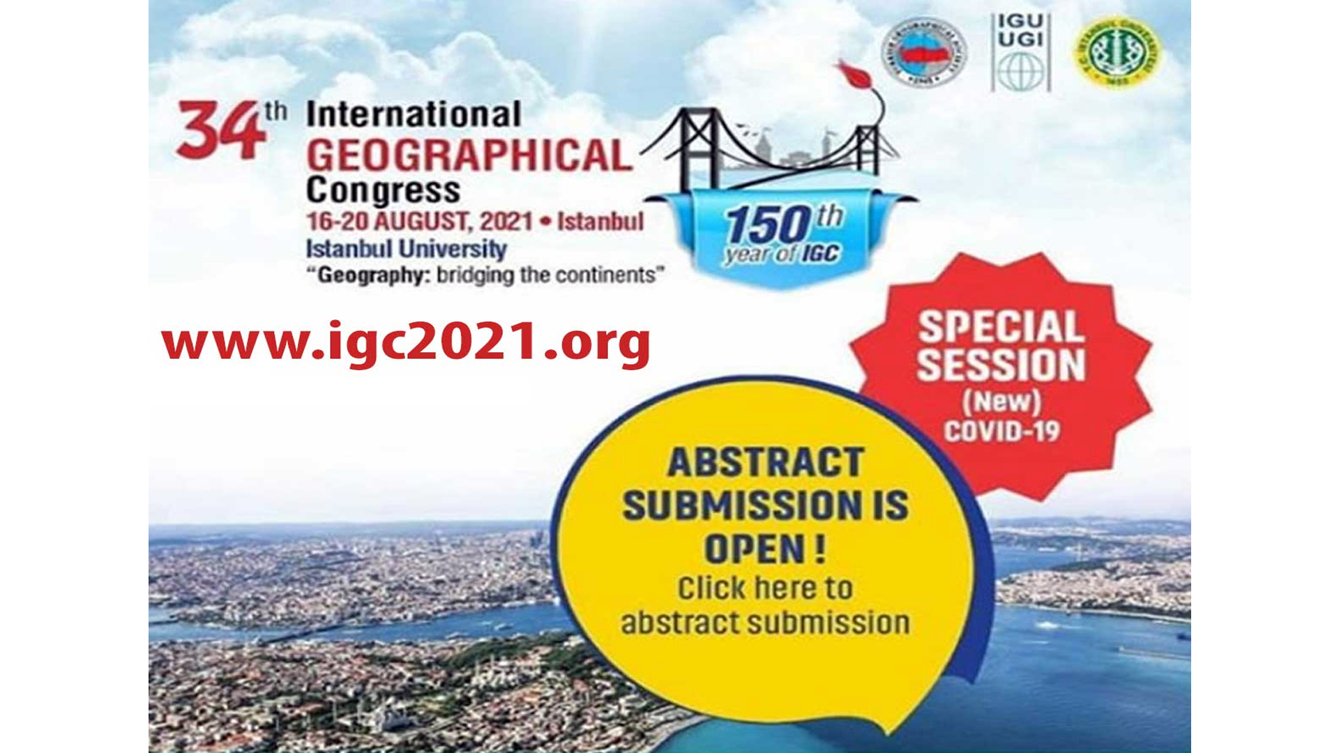 34th INTERNATIONAL GEOGRAPHICAL CONGRESS