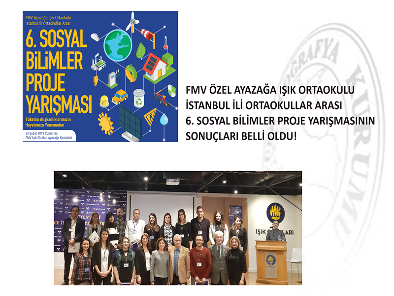 6. SOSYAL BİLİMLER PROJE YARIŞMASI SONUÇLARI