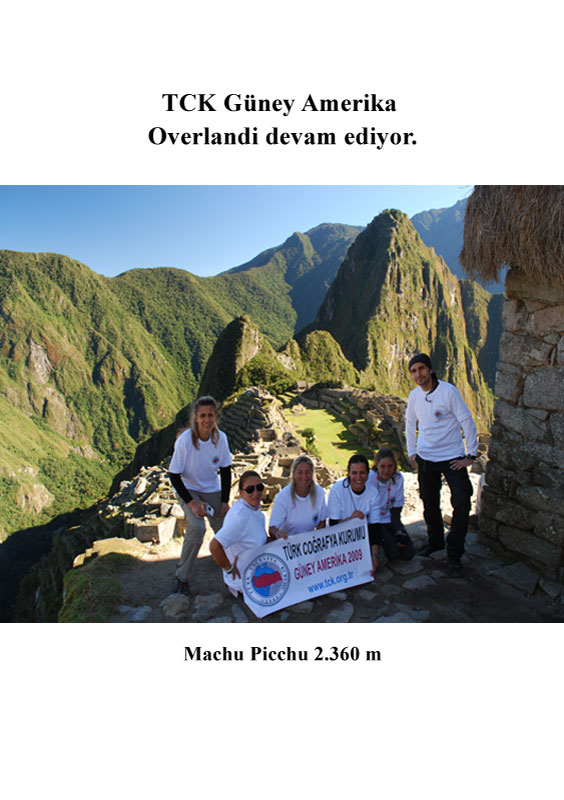 Machu Picchu 2.360 m - Peru