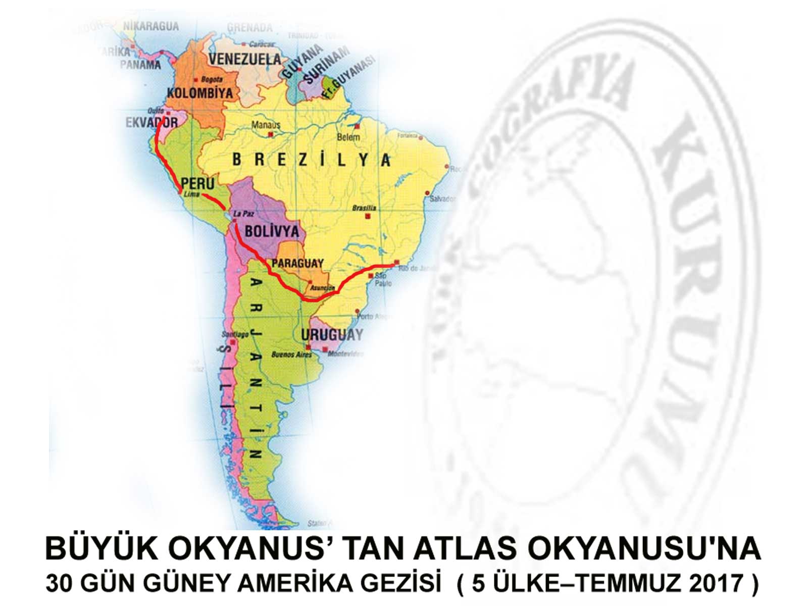 BÜYÜK OKYANUS’ TAN ATLAS OKYANUSU’NA